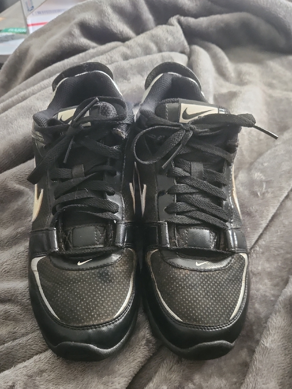 Nike Black & White Cleats